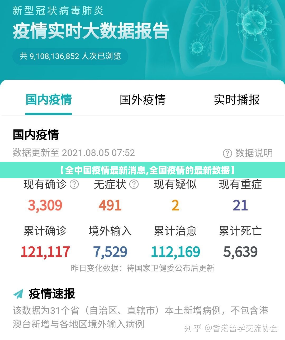 【全中国疫情最新消息,全国疫情的最新数据】
