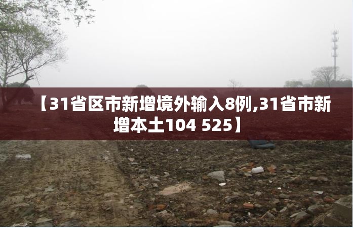 【31省区市新增境外输入8例,31省市新增本土104 525】