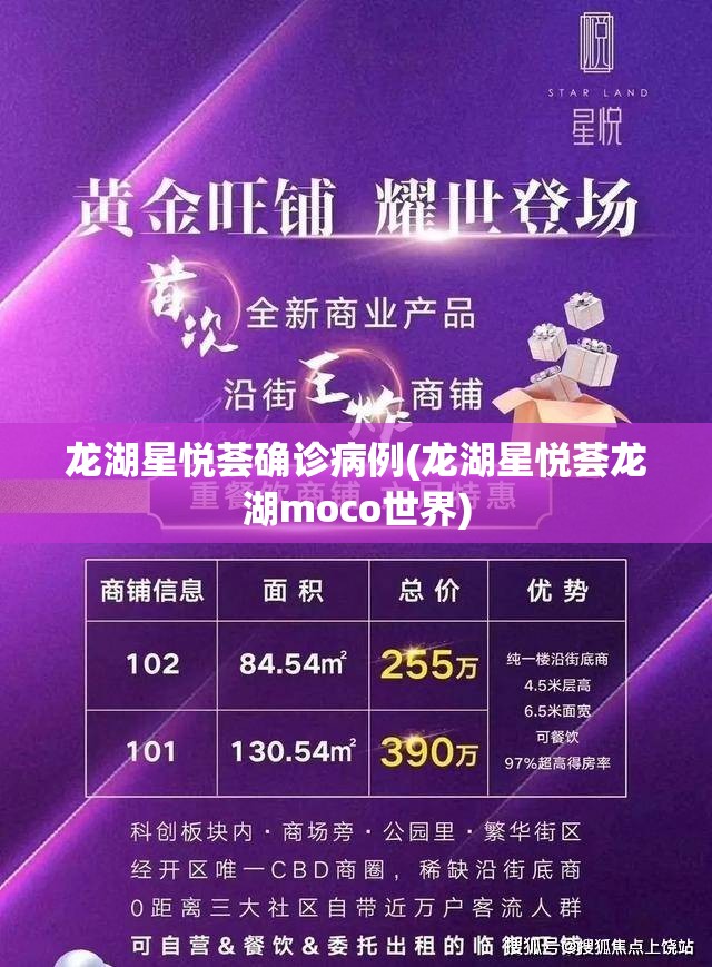 龙湖星悦荟确诊病例(龙湖星悦荟龙湖moco世界)