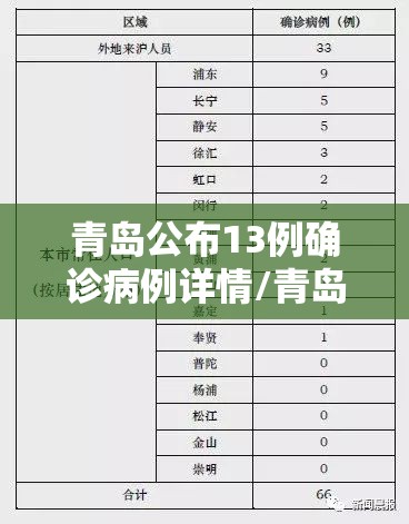 青岛公布13例确诊病例详情/青岛公布打击网络谣言案例