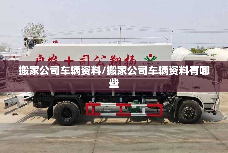 搬家公司车辆资料/搬家公司车辆资料有哪些 搬家公司车辆资料/搬家公司车辆资料有哪些