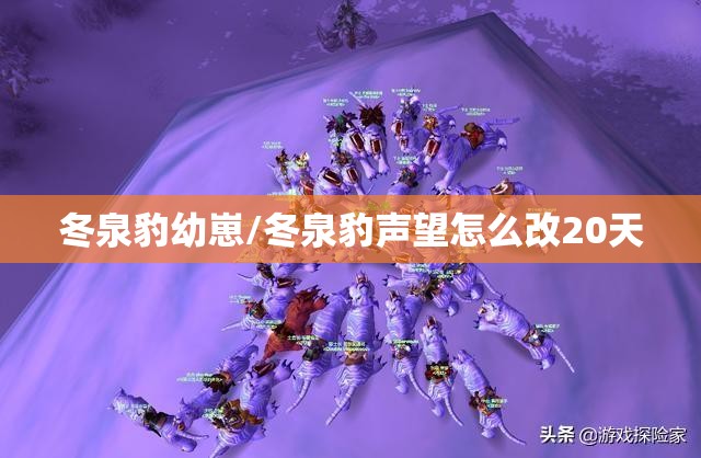 冬泉豹幼崽/冬泉豹声望怎么改20天 冬泉豹幼崽/冬泉豹声望怎么改20天